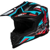 Moto Cross Enduro Мотошлем iXS 363 2.0 Matt Black Red Oil