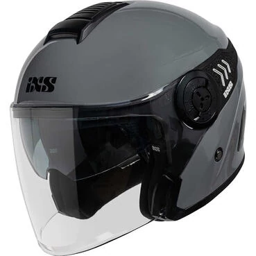 Motorcycle Мотошлем Jet Ixs 100 1.0 Glossy Gray