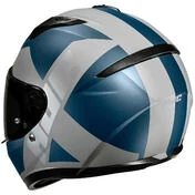 Hjc C10 TEZ MC2SF Full Face Child Motorcycle Helmet Matt White Blue