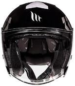 MotoJet Double Visor Helmet MT Helmets THUNDER 3 SV Jet Venus A2 Polished Gray