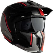Motorcycle Helmet Trial Mt Helmet STREETFIGHTER Exrta Sv TWIN C5 Matt Red