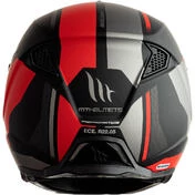 Motorcycle Helmet Trial Mt Helmet STREETFIGHTER Exrta Sv TWIN C5 Matt Red