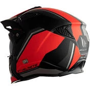 Motorcycle Helmet Trial Mt Helmet STREETFIGHTER Exrta Sv TWIN C5 Matt Red