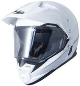 Cross Enduro Motorcycle Helmet MT Helmets Synchrony DuoSport SV Solid Glossy White
