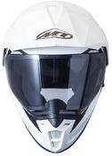 Cross Enduro Motorcycle Helmet MT Helmets Synchrony DuoSport SV Solid Glossy White