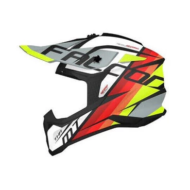 Moto Cross Enduro Mt Мотошлем FALCON THR B0 Pearl White