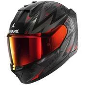 Shark D-skwal 3 Blast-r Mat Helmet Black Red Красный