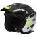 Acerbis Aria 2206 Jet Motorcycle Мотошлем Black Yellow Fluo