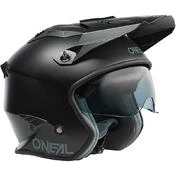 Oneal VOLT Helmet SOLID Matt Black Motorcycle Jet Helmet