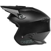 Oneal VOLT Helmet SOLID Matt Black Motorcycle Jet Helmet