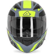 Modular Motorcycle Helmet Double Approval P / J Acerbis REDERWEL Matt Yellow Gray
