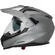 Acerbis FLIP FS-606 Gray Adventure Integral Motorcycle Helmet