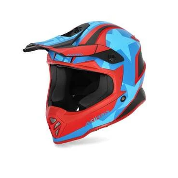 Acerbis Steel Junior Мотошлем Red Blue Красный