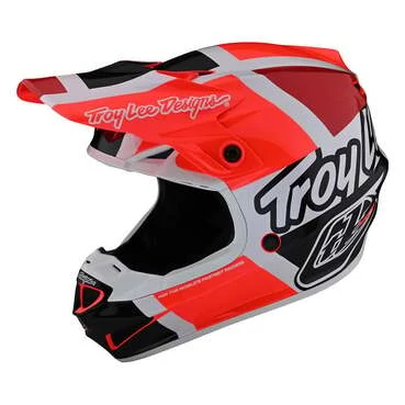 Troy Lee Designs Se4 Polyacrylite Quattro Youth Red Красный