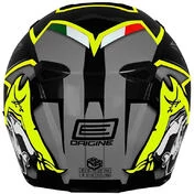 Helmet Moto Integral Fiber Origin ST Race Black Fluorescent Yellow