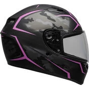 Integral Motorcycle Helmet Bell QUALIFIER STEALTH HELMET Camo Black Pink Opaque