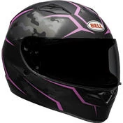 Integral Motorcycle Helmet Bell QUALIFIER STEALTH HELMET Camo Black Pink Opaque