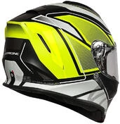 Motorcycle Helmet Integral Origin DINAMO GALAXY Yellow FLuo Black Matt