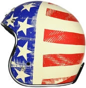 Motorcycle Helmet Jet Vintage Origin Prime Old Glory