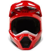 Fox Youth V1 Toxsyk Helmet Red Fluo Красный