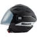Motorcycle Helmet Jet Blauer HT Brat Matt Black White
