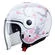 Caberg Uptown Bloom Helmet White Silver Pink Розовый