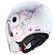 Caberg Uptown Bloom Helmet White Silver Pink Розовый
