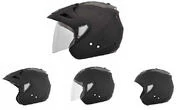 Motorcycle Helmet Jet Double Visor With Thesis AFX FX-50 4 1 Yellow Fluo