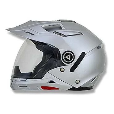 AFX FX-55 Solid Silver Moto Мотошлем