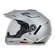 AFX FX-55 Solid Silver Moto Мотошлем