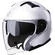 Motorcycle Мотошлем Jet Stormer RIVAL Solid Pearl White
