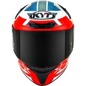 Integral Motorcycle Helmet Kyt TT-COURSE FUSELAGE Red