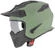 Helmet Moto Jet Astone ELEKTRON Matt Green Removable Menotoniera