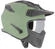 Helmet Moto Jet Astone ELEKTRON Matt Green Removable Menotoniera