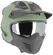 Helmet Moto Jet Astone ELEKTRON Matt Green Removable Menotoniera