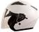 Motorcycle Мотошлем Jet One "Jettone" Double визор White Pearl