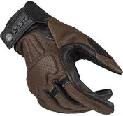 Motorcycle Gloves In Custom Leather Ls2 RUST Brown CE