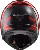 Integral Motorcycle Helmet LS2 FF390 Breaker Physics Black Red