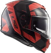 Integral Motorcycle Helmet LS2 FF390 Breaker Physics Black Red