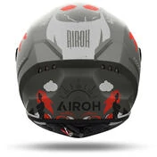 Airoh Full Face Motorcycle Helmet CONNOR DESPERADO Matt Orange