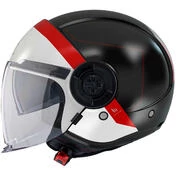 Mt Helmets VIALE SV S 68 UNIT A5 Matt Red Motorcycle Jet Helmet