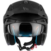 Jet Motorcycle Helmet Mt Helmets DISTRICT SV S SOLID A1 Glossy Black