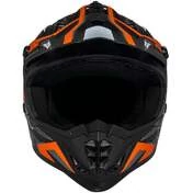 Moto Cross Enduro helmet iXS 363 2.0 Matt Black Orange Fluo