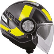 Motorcycle Helmet Jet Givi 11.1 AIR JET-R Class Black Yellow Fluo
