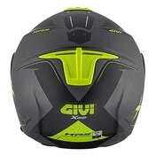 Motorcycle Helmet Jet Givi X.22 Planet Hyper Black gray Yellow Double Visor