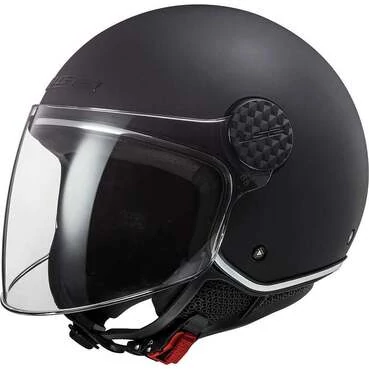 Jet Moto Мотошлем Ls2 OF558 SPHERE LUX Solid Matt Black