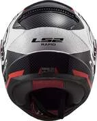 Integral Motorcycle Helmet LS2 FF353 RAPID Ghost White Black Red