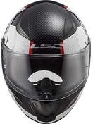 Integral Motorcycle Helmet LS2 FF353 RAPID Ghost White Black Red