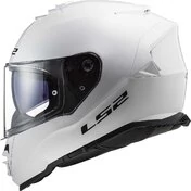 Ls2 FF800 STORM 2 Solid White Full Face Motorcycle Helmet