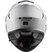 Ls2 FF800 STORM 2 Solid White Full Face Motorcycle Helmet